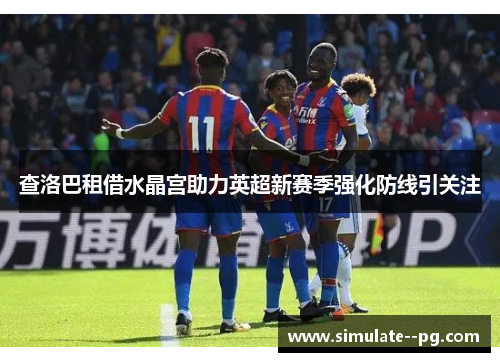 查洛巴租借水晶宫助力英超新赛季强化防线引关注